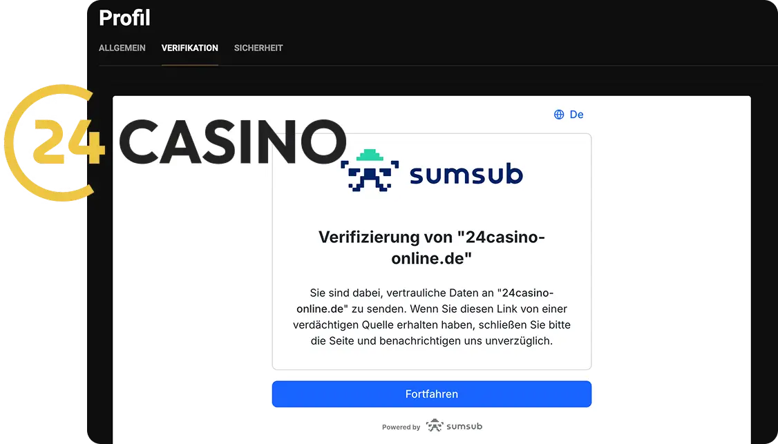 24Casino Anmeldung